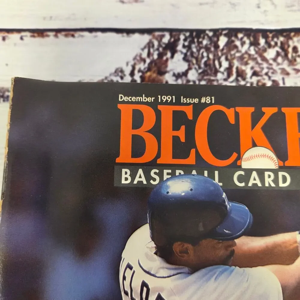 Beckett Baseball Hockey Card Monthly Magazines Lot 3 1991 1995 Issues